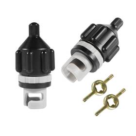 Kuvanspok 717459155372 2pcs Inflatable Stand Up Paddleboard Pump Adaptor-universal Standard Schrader