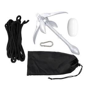 Law240642 Labwork Kayak Folding Anchor Kit 5.5lb For Pwc Boat Canoe Fishing Marine 26.2ft Rope New