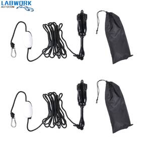 La2286327cm Labworkauto New Black 5.5lb Marine Kayak Folding Anchor Kit For Pwc Canoe Jet Ski 2 Pack