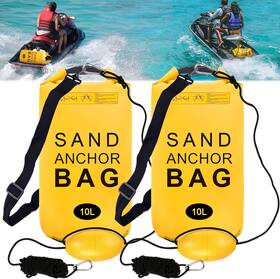 Lanathel 445000893833 2 Pack Sand Anchor Bag 10l Waterproof Kit For Pwc Jetski