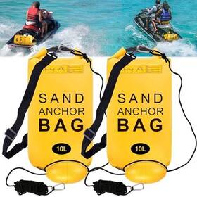 Lanathel 740863923718 2 Pack Sand Anchor Bag 10l Waterproof Kit For Pwc Jetski Kaya Lanathel 740863923718 2 Pack Sand Anchor Bag 10l Waterproof Kit For Pwc Jetski Kaya