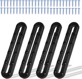 1015654 Lasuroa 4pcs Kayak Tracks 9.2 Inch Low Profile Track With 52 Screws Rail Ac