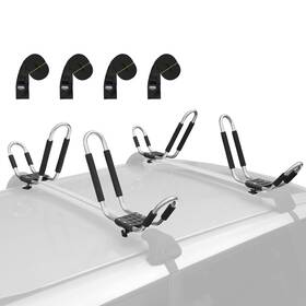 1210007 Leader Accessories Kayak Roof Rack - 2 Pair Heavy Duty Stainless Steel J Bars For Canoe Surf Bo
