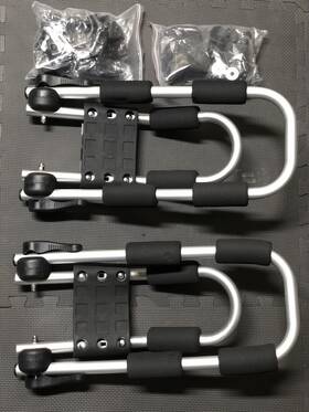 B08lvmh4qw Leader Accessories 2 In 1 Folding Kayak Rack J Bar Car Roof For Canoe Surf Board Sup On T
