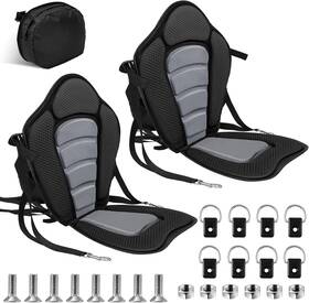 Ob-220705-b Lewtemi 2 Pack Kayak Seats With Back Support Adjustable Sit On Top Padded Boat S Ob-220705-b Lewtemi 2 Pack Kayak Seats With Back Support Adjustable Sit On Top Padded Boat S