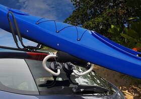 Libosulv 709680451422 Kayak Roller Loader Power Assist System For Placement On The Roof Heavy