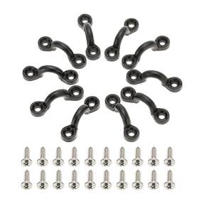 Vos2657990207088yq Lixada 10pcs Nylon Bungee Deck Loops With For Boat Kayak Rigging Kit P8q1