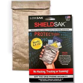 Loksak 757791476001 Shieldsak Faraday Signal Blocking Pouch Rf And Infrared Shielding Bag For Pho
