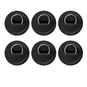 Rl22031 Looeel 6 Pack Stainless Steel D-ring Circular Patch For Pvc Inflatable Boat Kayak Su