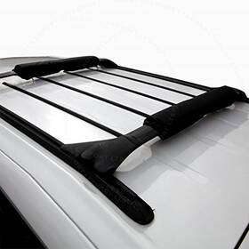 Lt Sport 769553139666 Pair Universal Roof Top Rack Carrier Protection Cushion Wrap Cross Bar Round