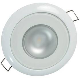 113123 Lumitec 777075528448 Mirage Led Exterior Or Interior Down Light Flush Mount White Bezel