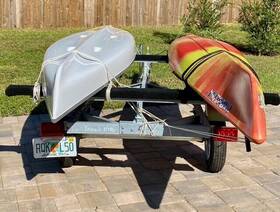 P810771752 Magictilt Double Kayak Trailer Used