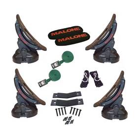 Malone 313098874805 Saddleup Pro 90 Lbs. Capacity Saddle-style Kayak Carrier For Roof Rack