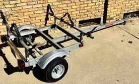 Mpg586xv Malone Mpg585 Ecolight 2-boat V-rack Kayak Trailer Package