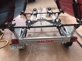 Mal-mpg441kb-blk Malone Racks Mpg441kb-blk Microsport Off-road 2 Kayak/2 Bike Trailer Package Foldaw