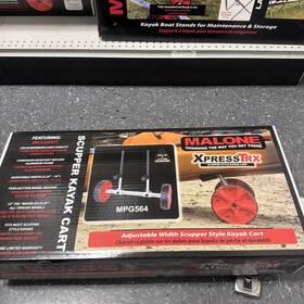 Mal-mpg564 Malone Racks Xpresstrx - Scupper Style Kayak Cart No-flat Tires Mpg564