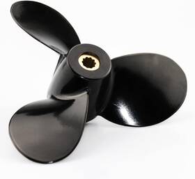 Marine 445036658680 Aluminum Propeller For Suzuki 4-6hp Df4 Df5 Df6 10 Spline Tooth