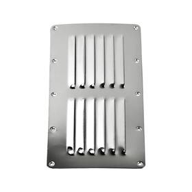 Mc77251013-1 Marine City Rectangle Stamped Louvered Vent Durable 304 Stainless Steel Mir