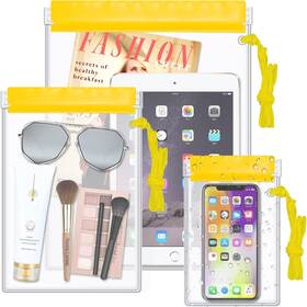 Winso140 Meetory 3 Piece Set Clear Waterproof Pouch Dry Bags For Camera Mobile Phone Maps