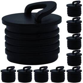 Miayaya 652805229522 10 Pcs Kayak Scupper Plug Rubber Drain Holes Stopper With Handle