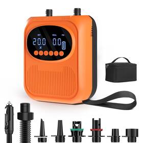 Mojimdo 721564185650 20psi Electric Paddle Board Pump Smart Rechargeable Sup With Dc 12v Car