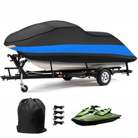 Mtt-00 Mornyray Waterproof Jet Ski Cover - Fit From 115 Inch -120 1-3 Seater Blue