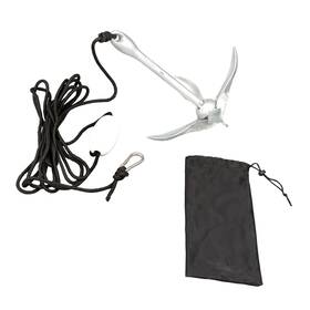 Ms1944v Moto-save New Folding Anchor Kit Kayak For Small Boats Canoe Paddle Boards