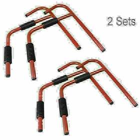 Motohij 536123413521 Folding Hanger Wall Mount Kayak Rack Storage Surfboard Canoe 2 Sets