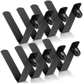 Dd-moxweyeni-1704 Moxweyeni 12 Pieces Tent Pole Clips 8mm Stainless Steel Push Button Spring Clip Dd-moxweyeni-1704 Moxweyeni 12 Pieces Tent Pole Clips 8mm Stainless Steel Push Button Spring Clip