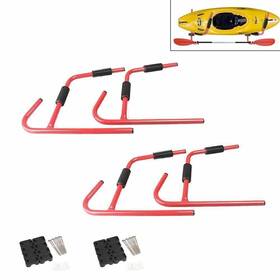Mto 210000953033 2pair Steel Garage Kayak Wall Mounted Rack Storage For Canoe 100 Lbs