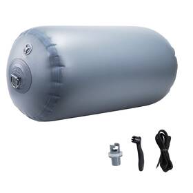 B26607 Muketa Inflatable Boat Fenders For Boats Yachts Sailboats 12 Inch X 28 Gray
