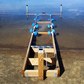 R-2500 Multinautic 19226 Boat Ramp Kit Supports Up To 2500-lb With Adjustable Rollers R-2500 Multinautic 19226 Boat Ramp Kit Supports Up To 2500-lb With Adjustable Rollers