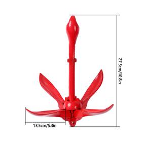 Aud1856d Munirater 2 Folding Anchor Kit Marine Kayak With 26.2 Ft Rope Buoy For Pwc Canoe Jet Ski