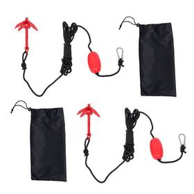 Btp3364p Munirater 2 Folding Anchor Kit Marine Kayak With 26.2 Ft Rope Buoy For Pwc Canoe Jet Ski