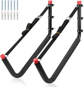 Naikozmo 696231407864 Heavy Duty Kayak Storage Hanger 20.5inch Wall Mount Canoe Rack 2 Pack