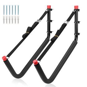 Naikozmo 755419326585 Heavy Duty Kayak Storage Hanger 20.5inch Wall Mount Canoe Rack 2 Pack