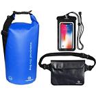 Navyblue10l3set Waterproof Kayak Accessories Dry Bags Set Zip Lock 605749007725