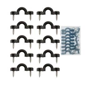 Nicoc 025128366449 10 Pcs Kayak Pad Eye Kit With 20 Screws Canoe Deck Rope Buckles Acc