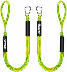 Nx102sc Nooxusa Nx102sc/yg Marine Bungee Dock Lines Rope With Stainless Steel Clip Perfect For Jet