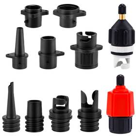 1029987 Nqeuepn 11pcs Inflatable Sup Pump Adapter Kits Plastic Paddle Board B