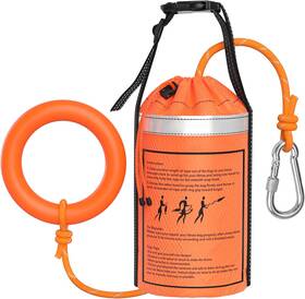 Ntr 445026590525 Water Rescue Throw Bag With 50/70/98 Feet Of Rope In 3/10 Inch Tensile Stren