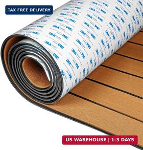 Oceanbroad Obf22122801bwb Eva Foam Boat Flooring With 3m Adhesive Backing Marine Self-adhesive