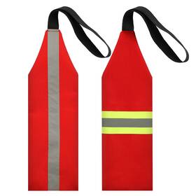 Ohmfluke 331375863190 2 Red Kayak Safety Flags Waterproof Oxford Fabric Towing Warning Sign