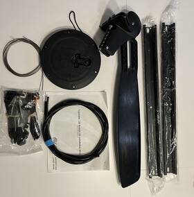K0133.3209 Old Town Topwater 120 Rudder Kit With Installation Manual And Hardware