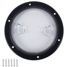Jbcg-003 Orlang 6 Inch Boat Deck Plate Cover With Screws Round 6inch Black-6inch