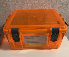 Outdoor Products 020968630279 - Watertight Protective Gear Box Large Shocking Orange New