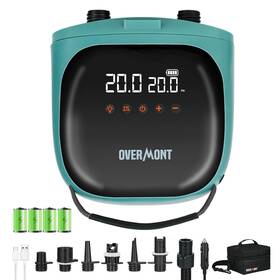 Ohs-ep02 Overmont Paddle Board Pump Electric Portable 20psi Rechargeable Sup Air