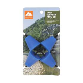 Ka6382 Ozark Trail 4pc Kayak Scupper Hole Plugs Drain Stoppers Blue