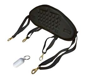 Pactrade Marine Adjustable Straps Black Padded Kayak Back Canoe Backrest Support Pactrade Marine Adjustable Straps Black Padded Kayak Back Canoe Backrest Support