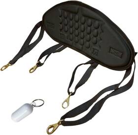 Psfbr001 Pactrade Marine Adjustable Straps Black Padded Kayak Back Canoe Backrest Support